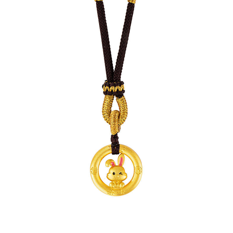 Twelve Gold Zodiac Peace-Guard Amulet Necklace Series