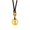 Twelve Gold Zodiac Peace-Guard Amulet Necklace Series