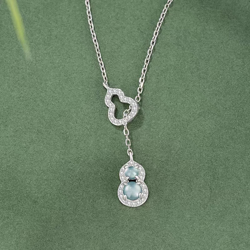 Ice Jade Wulu Necklace-Good Fortune and Prosperity