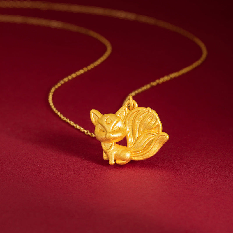 Nine Tail Fox Necklace-Love & Wisdom