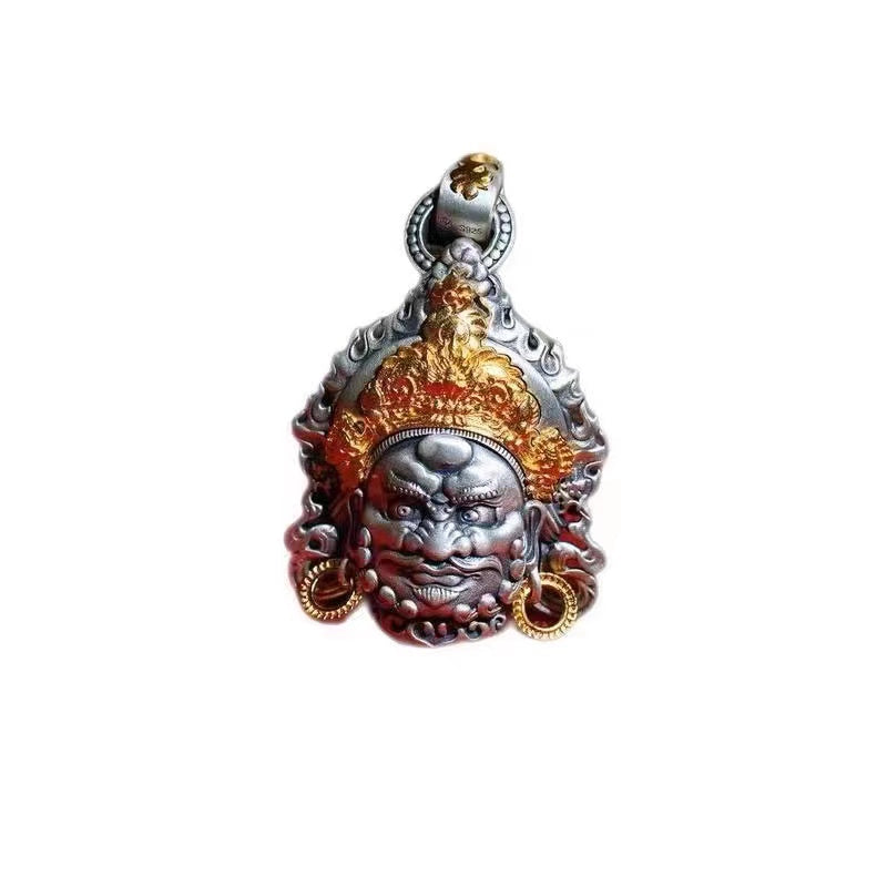 Jambhala Pendant-Tibetan Wealth God-Yellow Jambhala