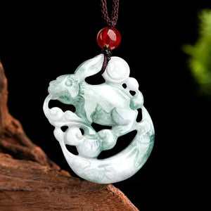 Rabbit Jade Pendant-Attract Luck