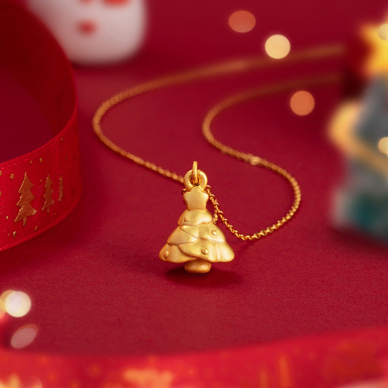 Christmas Tree Necklace- wishes Come True