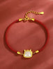 Joyful Promise – Jade Horse Red Cord Bracelet