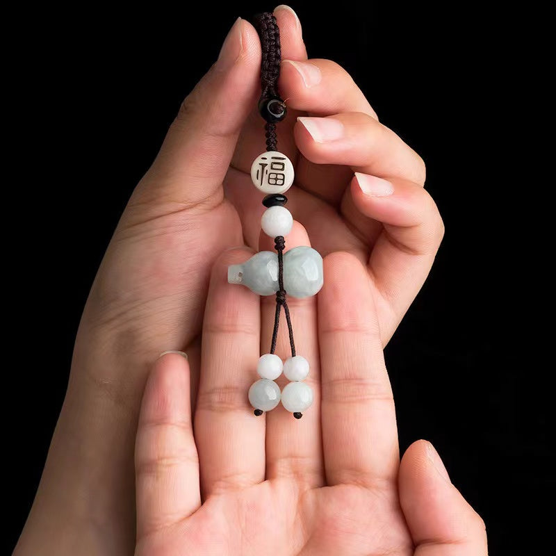Jade Calabash Phone Chain-Fengshui Protecion