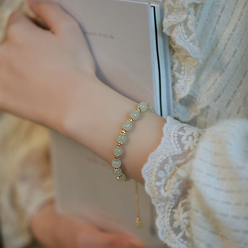 Hetian Jade Bracelet-Double Happiness