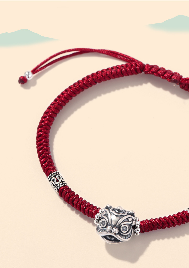 Reichtumsbarren Rotes Armband für Paare – Wohlstand Fülle