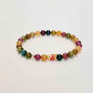 Auspicious Koi Fish Tourmaline Bracelet-Prosperity Luck