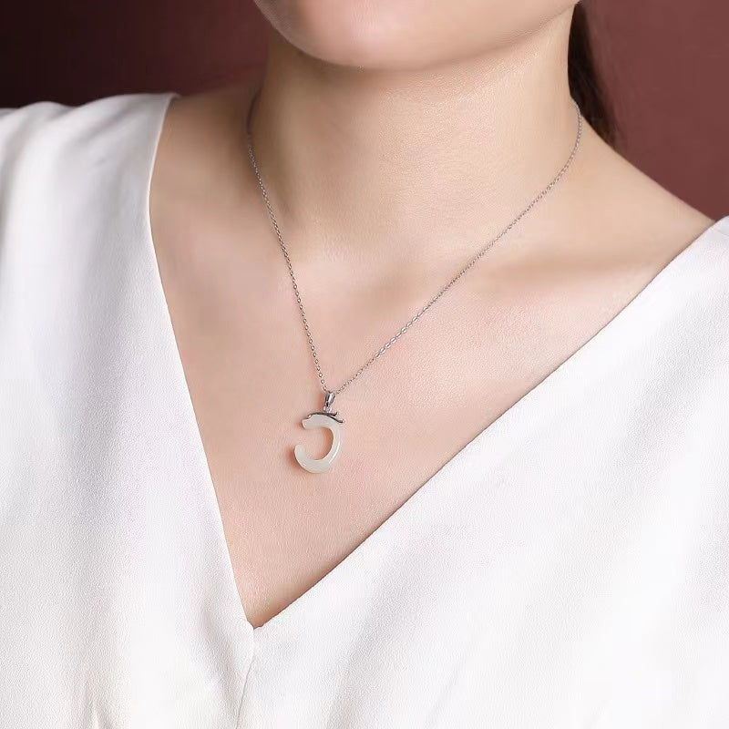 Zodiac Dragon Jade Necklace Pendant -Fortune Prosperity