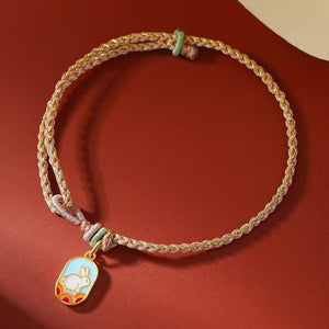 Blessed Bunny Handmade String Bracelet-Luck and Prosperity