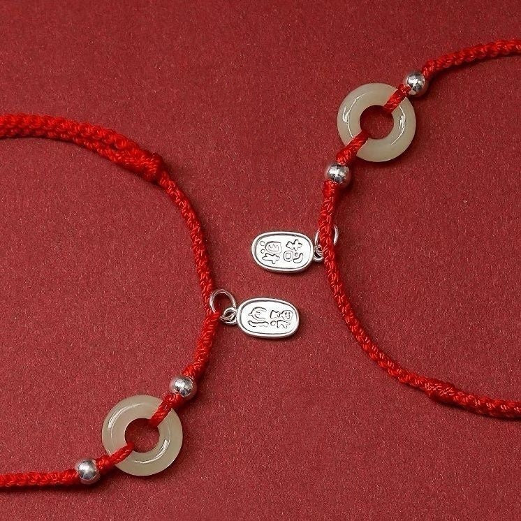 Friedensknoten-Paararmband – Schutz und Frieden