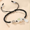 999 Silver Pixiu Green Jade Couple Bracelet-Protection and Wealth