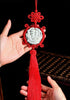 Jade Dragon Boat Car Hanging Ornament – Safe Journey & Success Charm with Red Tassel