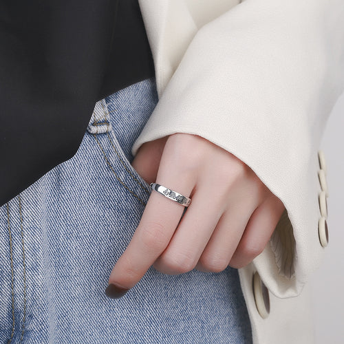 Amitabha Sterling Silver Ring-Quiet Devotion