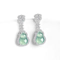 Calabash Ice Jade Earrings