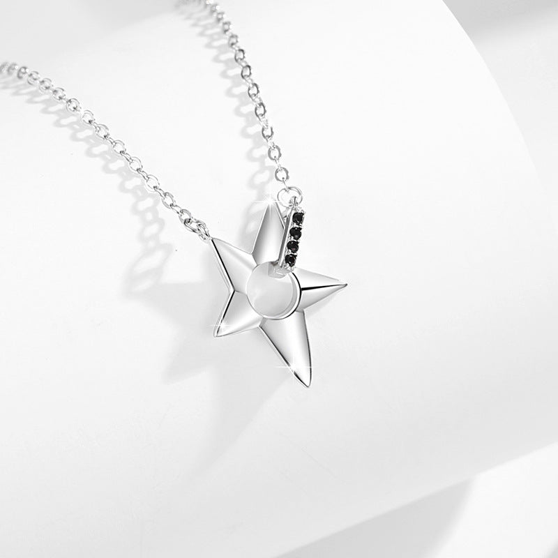 Star Sterling Silver Couple Necklaces-You Still Shine