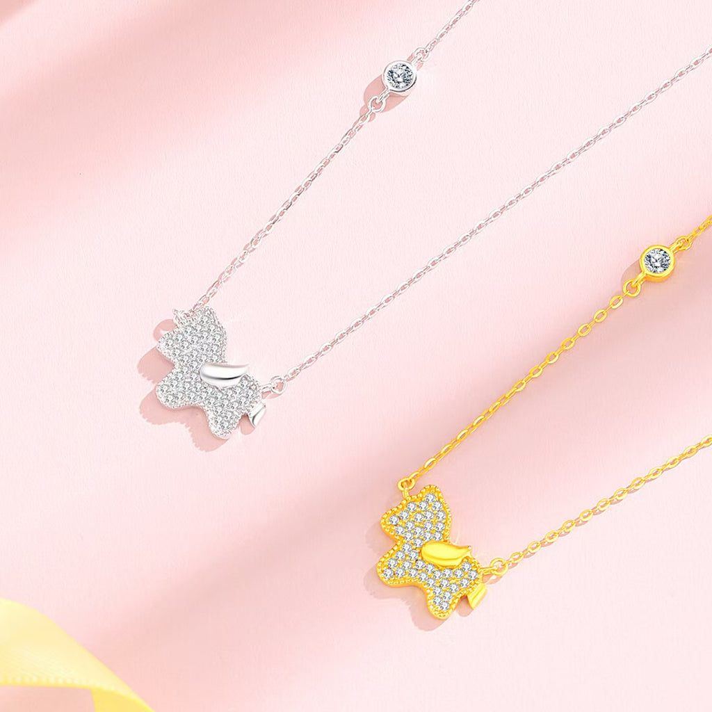 Sparkling Lucky Horse Necklace —Success Upon Arrival Year 2026