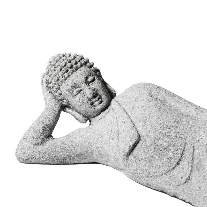 Buddha Stone Statue-Handmade Home Meditation Decor