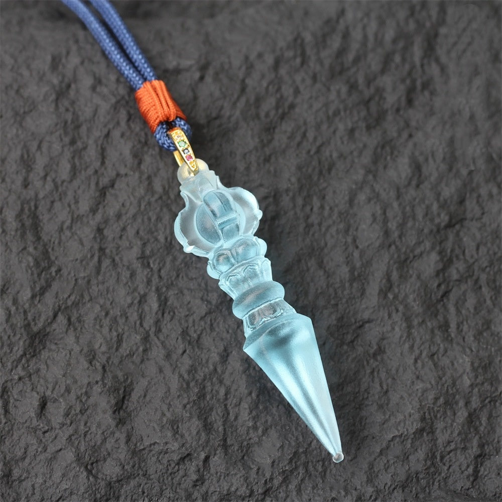 Vajra Phurba Liuli Pendant – Protection, Clarity & Spiritual Strength