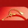 2026 Zodiac Horse Jade & Gold Bracelet –Wealth Comes Swiftly Red Cord Edition