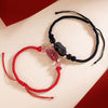 Strawberry Crystal Pixiu Couple Bracelet-Protection and Peace