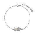 Wishes for Prosperity-Pixiu Red Agate & Nephrite Jade Bracelet