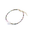 Natural Pearl Tourmaline Bracelet-Prosperity Luck