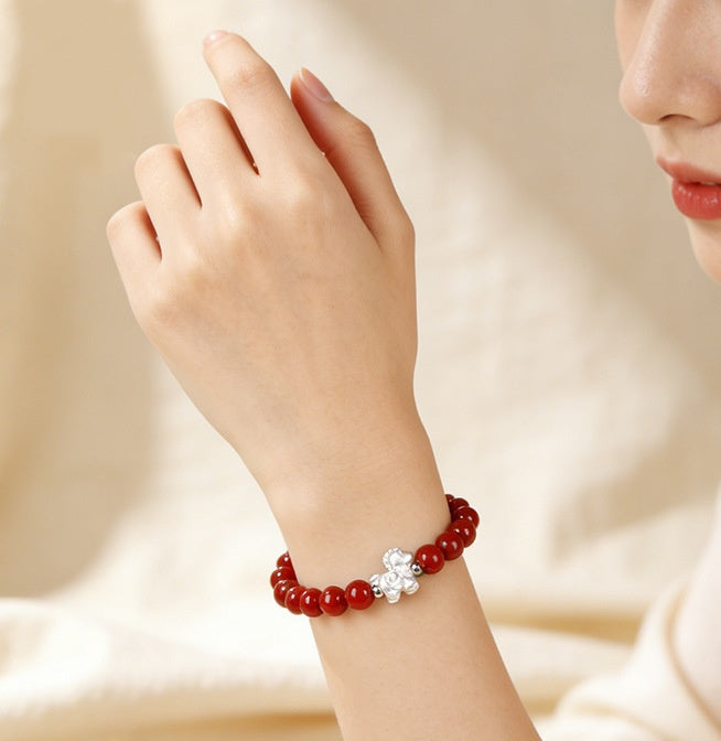 Lucky Red Agate Horse Fortune Bracelet-Success & Vitality