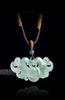 Ice Jade Phoenix Hand-Carved Pendant-Protection and Prosperity