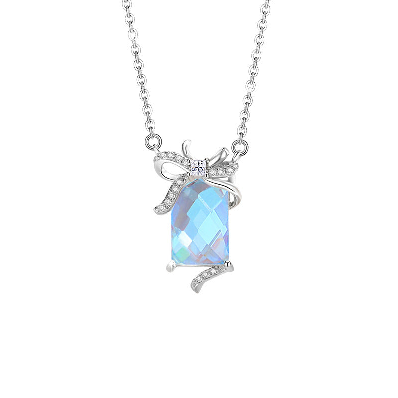 Bow Liuli Sterling Silver Necklace-Mutual Attraction