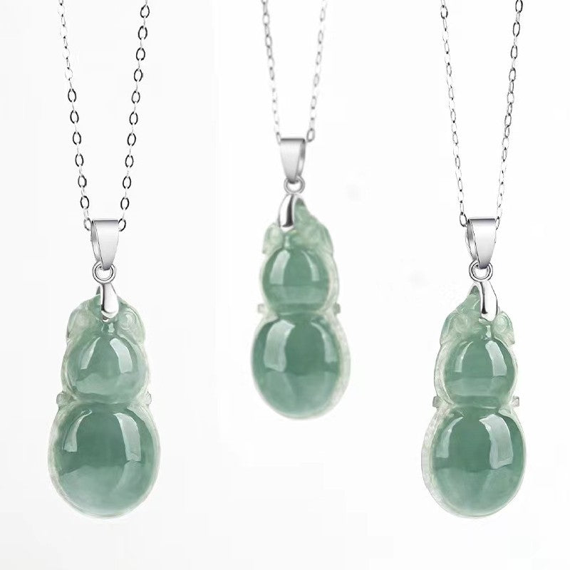 Wulu Ice Jade Necklace-Luck Attraction