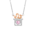 Heart Gift Box Silver Necklace-Love Beyond Words