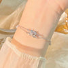 Lotus Flower Silver Bracelet-Enlightenment