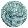 Grade A Blue Jadeite Dragon Pendant – Bold Ice Variety Jade Necklace for Men