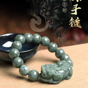 Pixiu Wealth Bracelet-Grade A Jade
