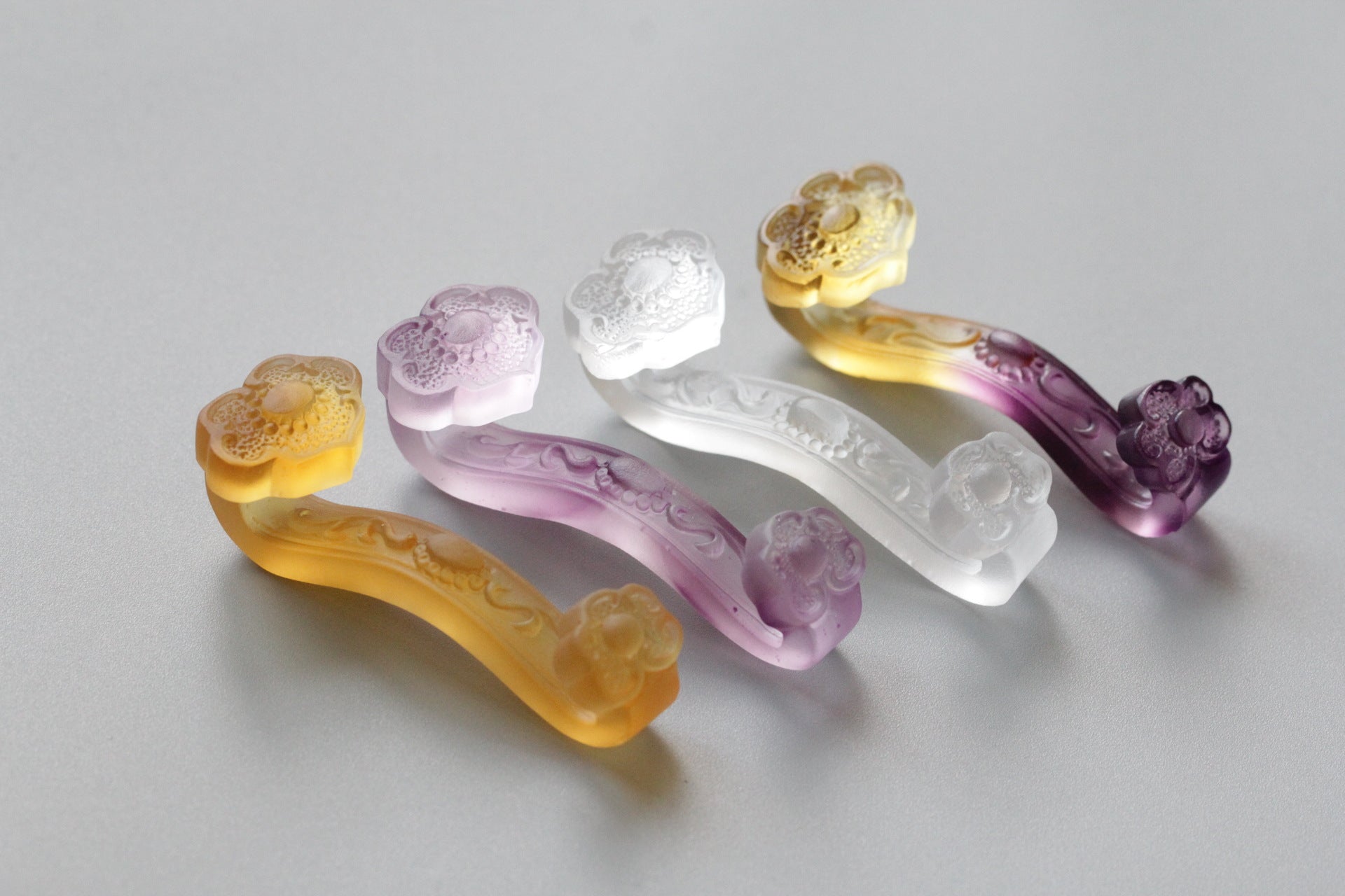 The Flow of Intentions: Handcrafted Liuli Ruyi Amulet