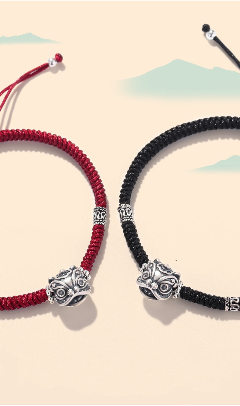 Reichtumsbarren Rotes Armband für Paare – Wohlstand Fülle
