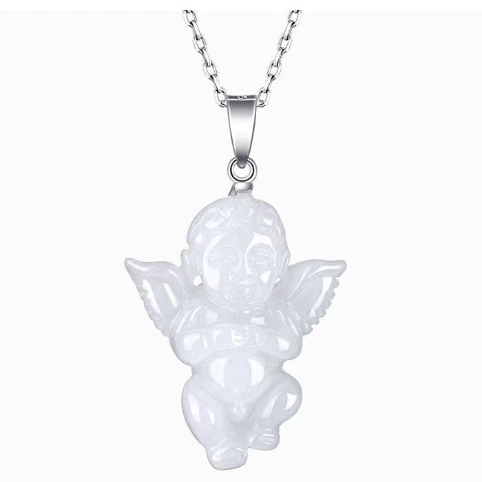 Guardian Angel Jade Necklace-Faith and Belief