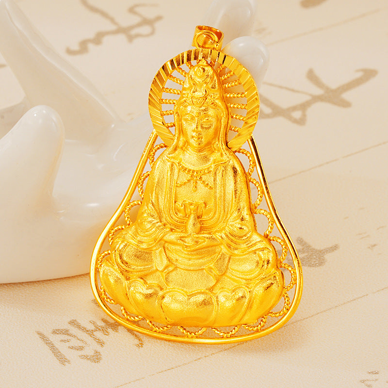 金観音仏様ラッキーアミュレット