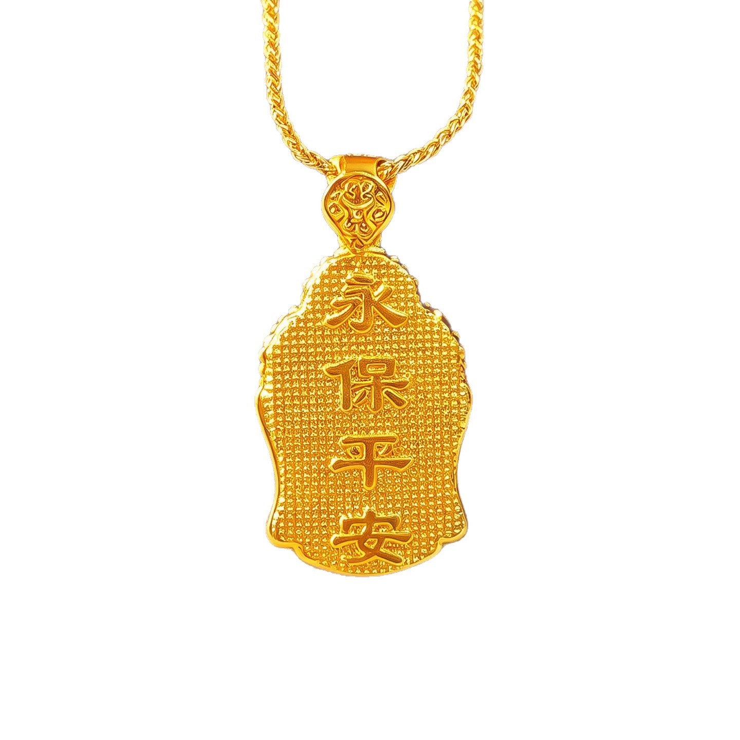 Tathagata Buddha Kopf Anhänger Halskette