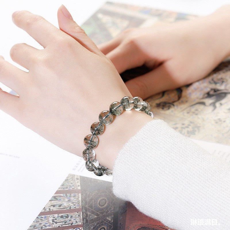 Natur-Aktinolith-Kristall-Heilarmband