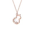 Gourd Shell Pendant Necklace-Blessings and Good Fortune