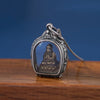 Silver Thai Buddha Amulet Phra khruang Necklace-Protection and Prosperity