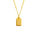 Gold Bar Necklace-A Wish for Prosperity
