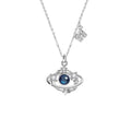 Romance Among the Stars-Saturn Sterling Silver Necklace