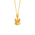 Love and Good Fortune-Golden Fox Necklace