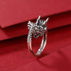 Dragon Silver Ring-Fortune Prosperity