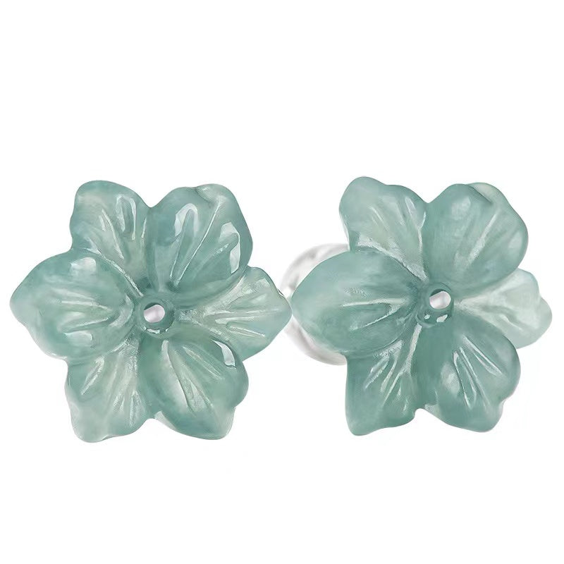 Orchid Jade Earrings-Spiritual Growth