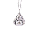 999 Silver Laughing Buddha Necklace-Divine Mind