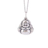 999 Silver Laughing Buddha Necklace-Divine Mind